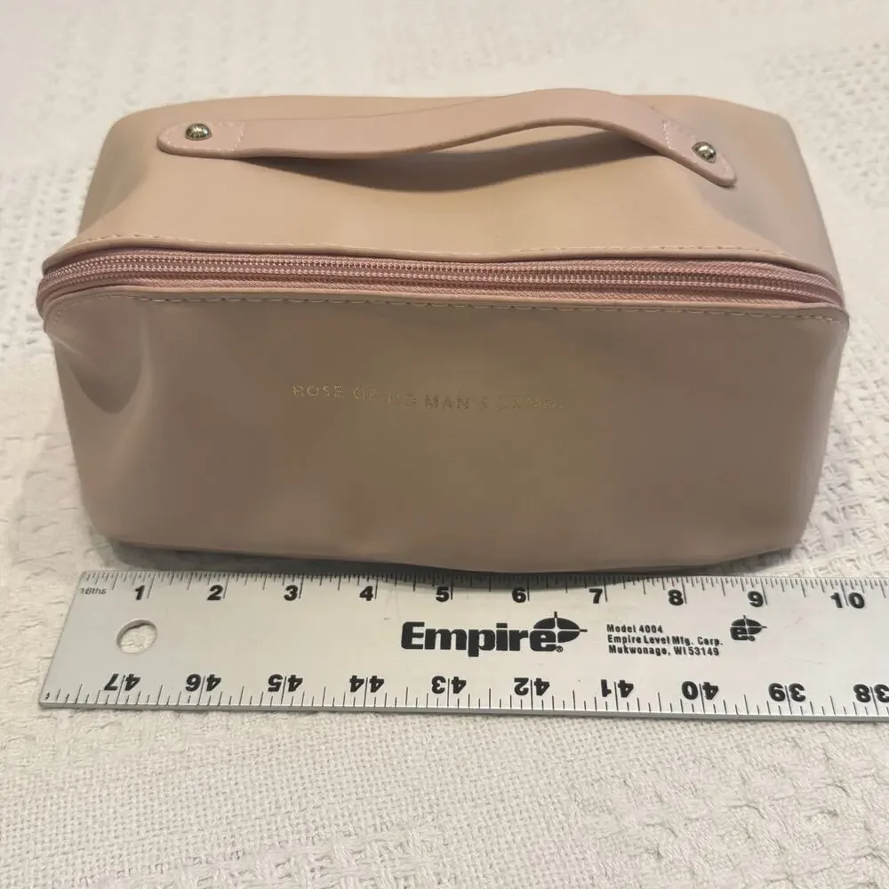 Rose of No Man's Land zip close travel cosmetic toiletry bag A3 2958